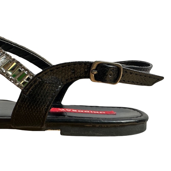 Jeweled T-Strap Sandals - Picture 4 of 5